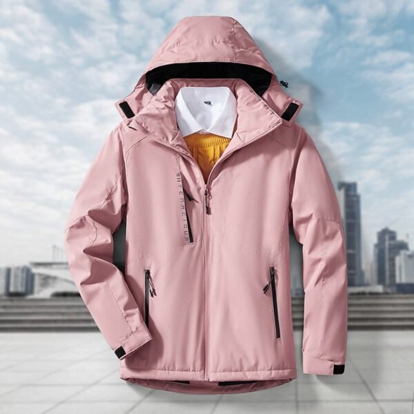 Women's New Winter Outdoor Jacket Waterproof Windproof and Thickened with Insulation for Mountaineering and Skiing - Image 4